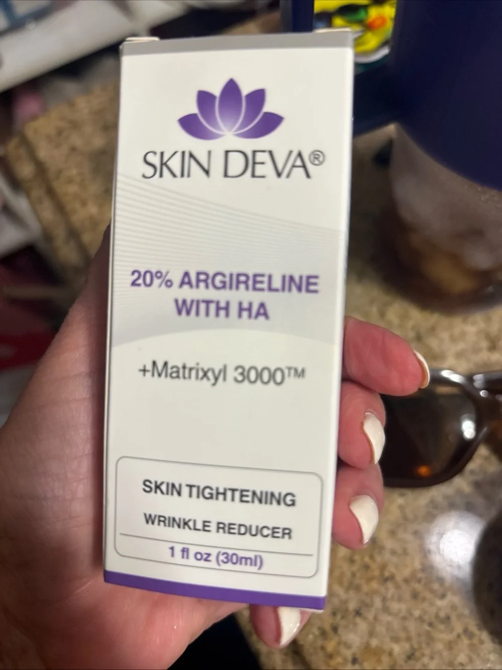 20% Argireline with HA Serum – White & Purple Skin Deva 20% Argireline Serum Mat